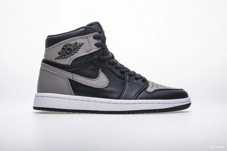 High OG Black Jordan Gray Retro Shadow 555088-013  1 Air 0324